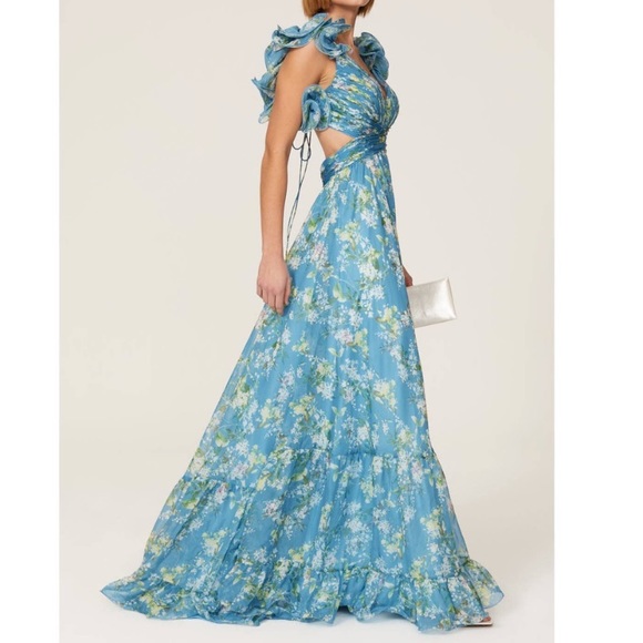 Mac Duggal Ruffle Gown - Picture 2 of 5